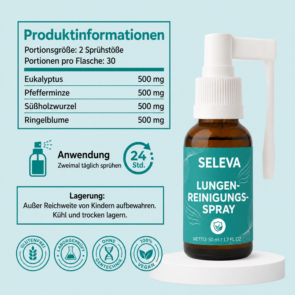 Seleva™ Lungenreinigungs-Spray